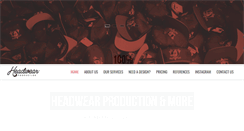 Desktop Screenshot of headwearproduction.com